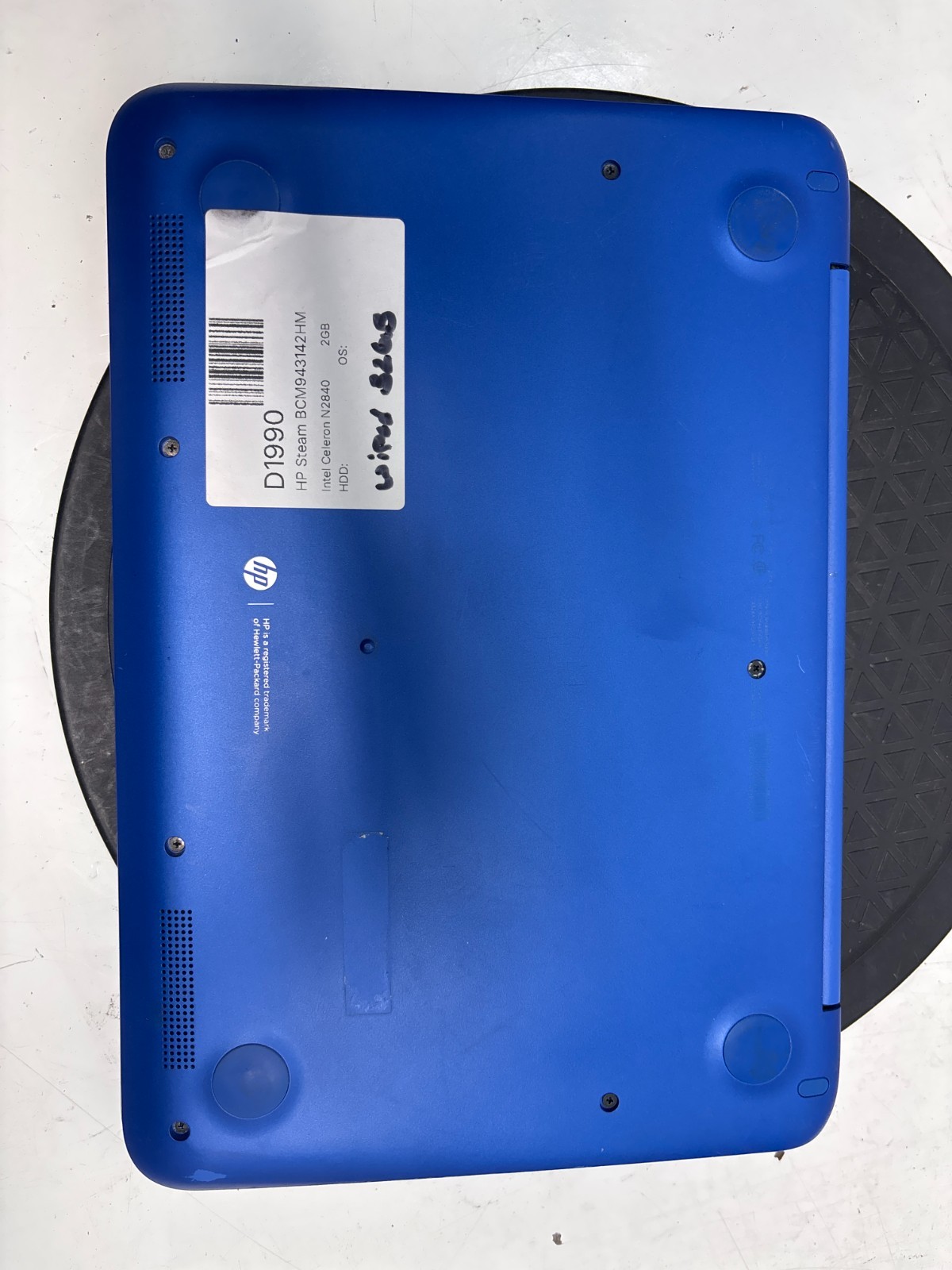 HP Stream 11-D010NR Intel Celeron N2840 2.16GHz 2GB NO HDD