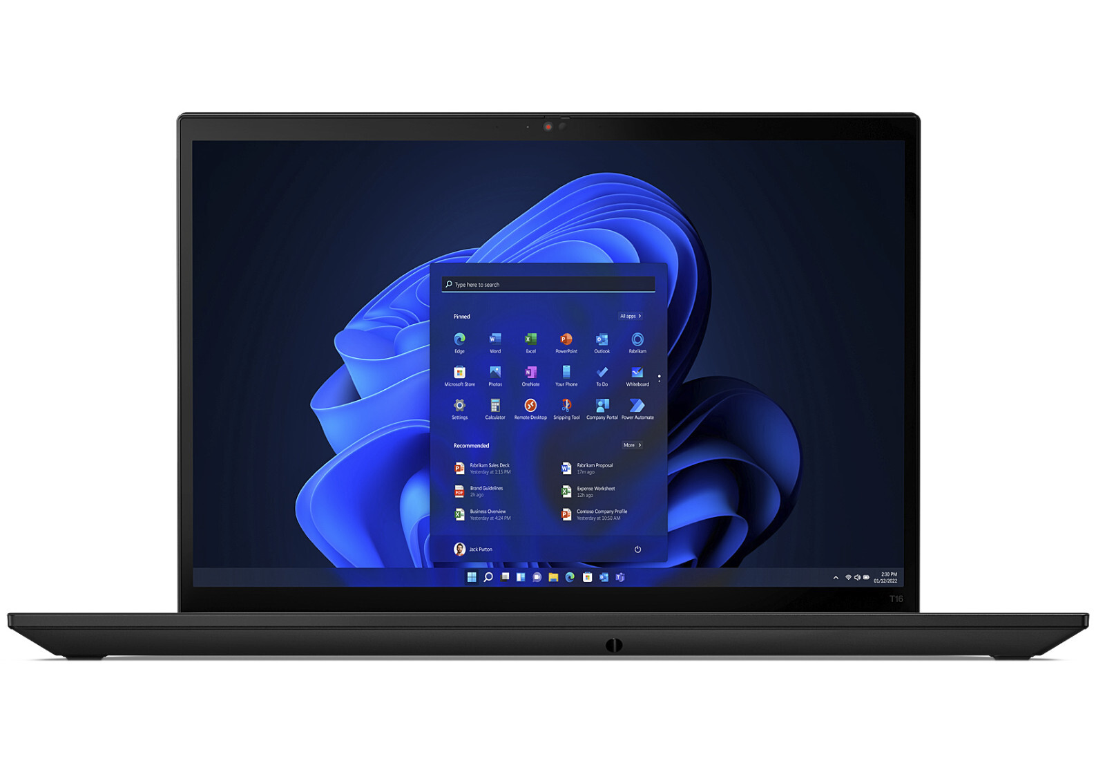 ThinkPad T16 i7 1360P 5.0GHz MX550 WUXGA Touch 32GB 1TB 4G Premier Plus Warranty
