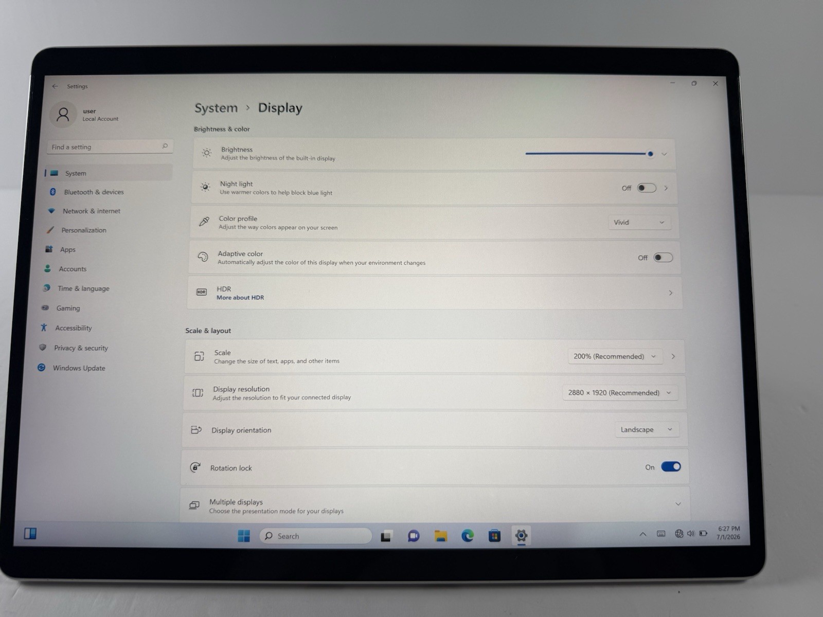 Microsoft Surface Pro 8 (1982) i5-1145G7 – 16GB RAM – 256GB 120Hz – Win 11 Pro