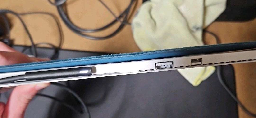 Microsoft Surface Pro 4 1724 256GB Blue Used Working With Case and power supply