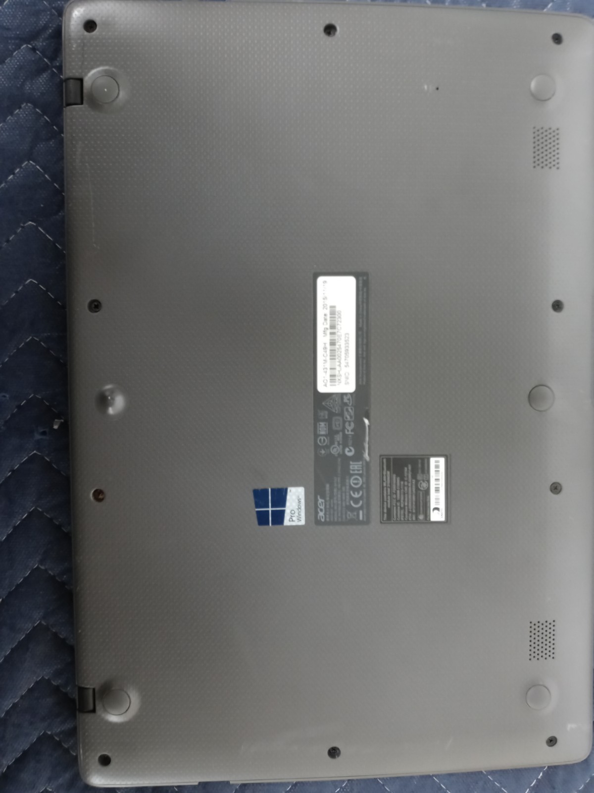 Acer Aspire One Cloudbook 14″ AO1-431M-C49H 2GB RAM 64GB Celeron N3050 1.6ghz