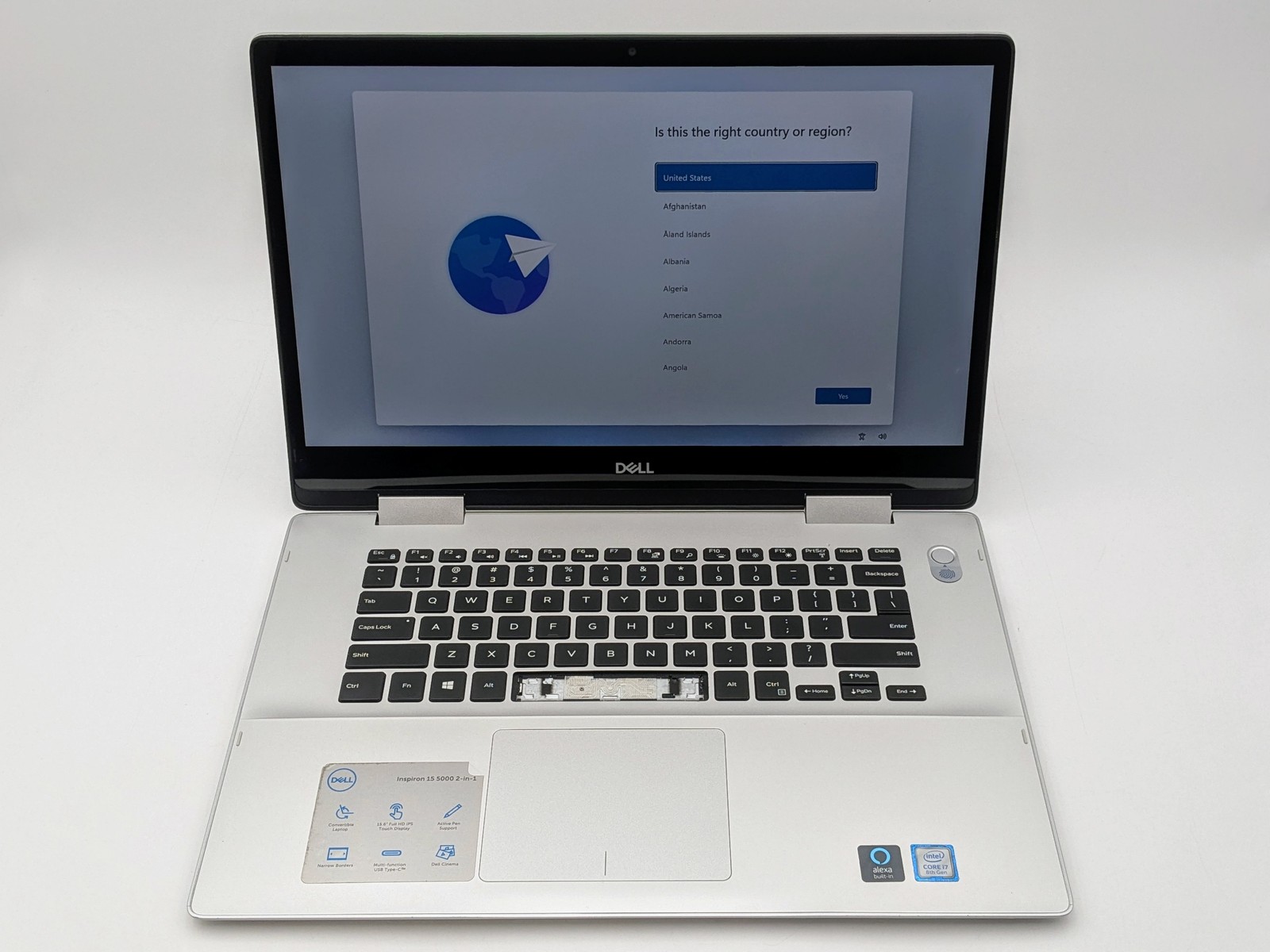 DELL Inspiron 15 5582 2-in-1 15″ FHD Touch I7-8565U 512GB SSD 16GB W11P *READ*