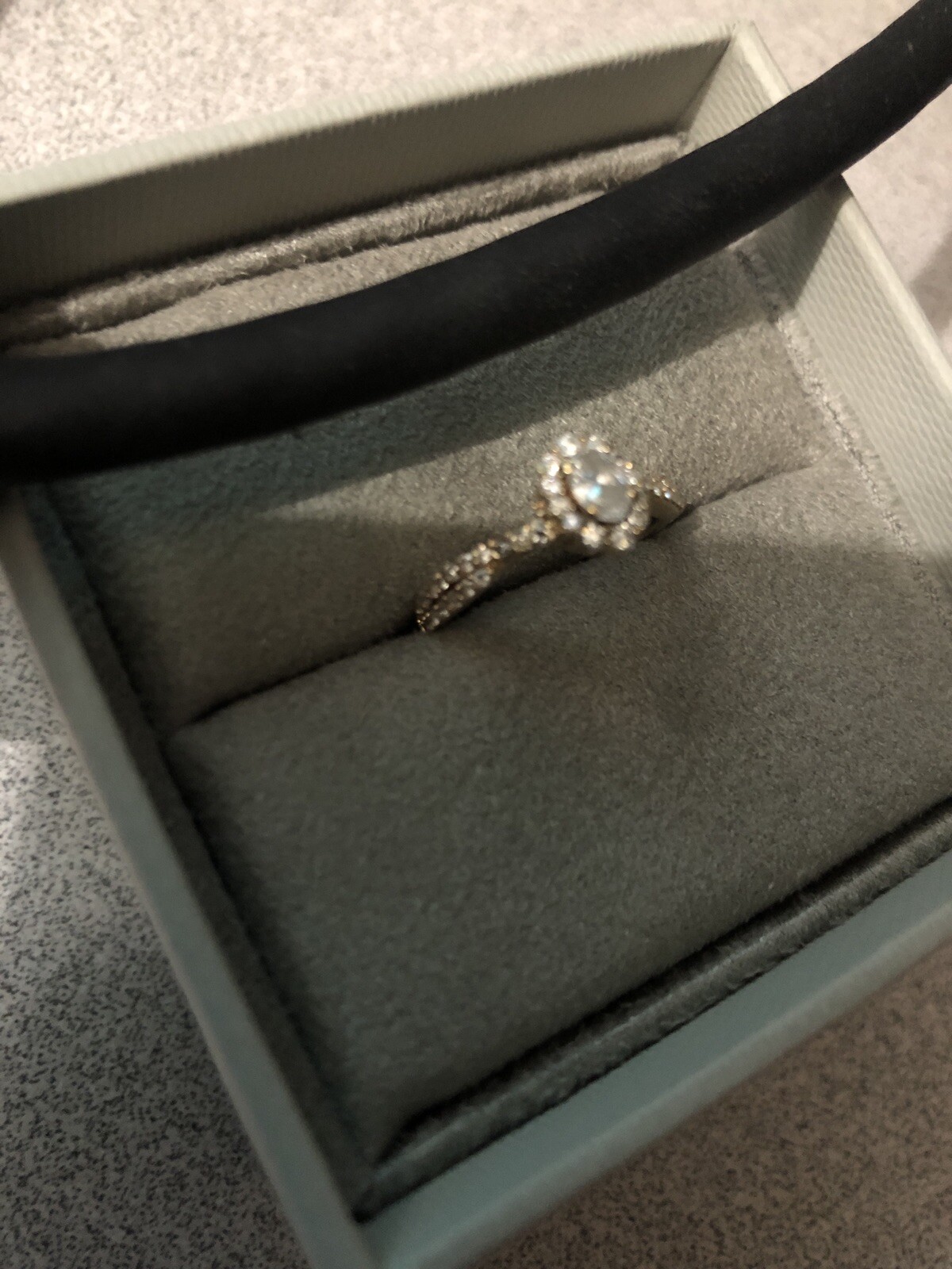 1 Carat Diamond Engagement Ring Yellow Gold Enhanced With Diamonds