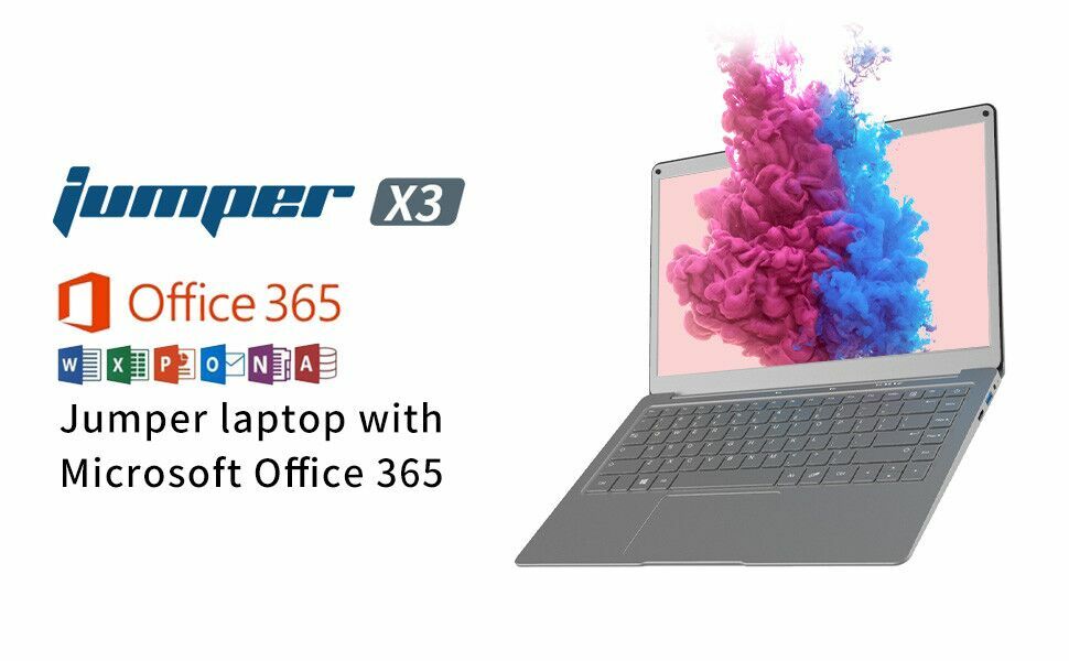 Jumper 13.3” FHD Laptop Intel N3350/4GB/64GB EMCC New!!!