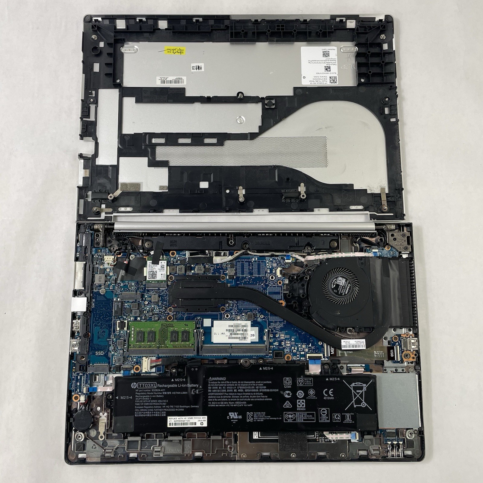 HP EliteBook 850 G6 15.6″ i5-8365U 1.60 GHz 8 GB RAM No SSD/OS/AC