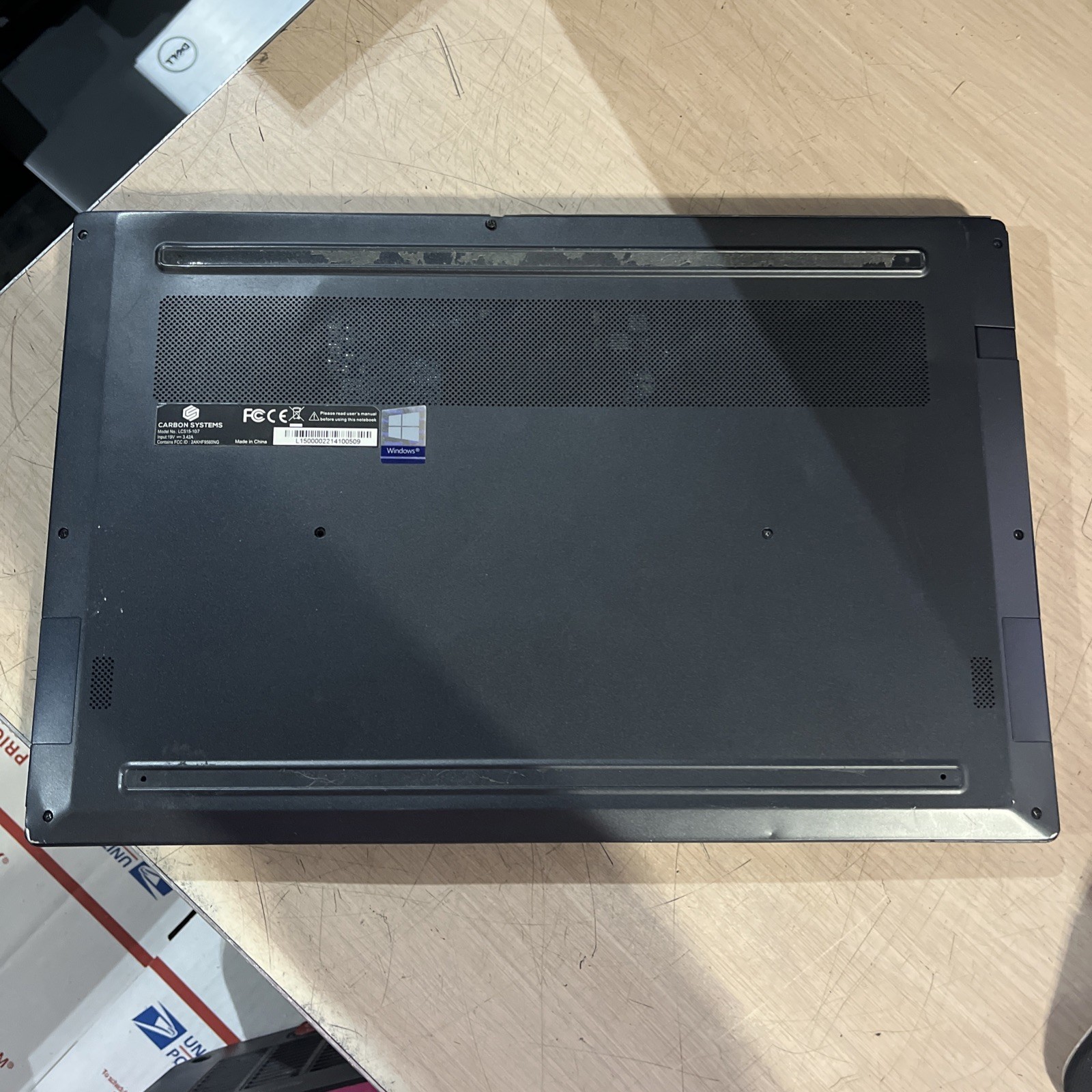CARBON LCS15-10I7 INTEL CORE I7-10510U 1.80GHZ 16GB RAM NO HD