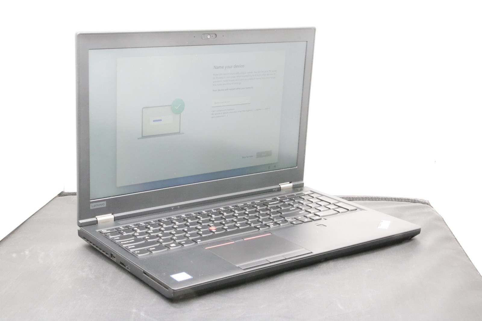 Lenovo ThinkPad P52 – i7-8850H – 16GB, 512GB, Windows 11 +Adapter