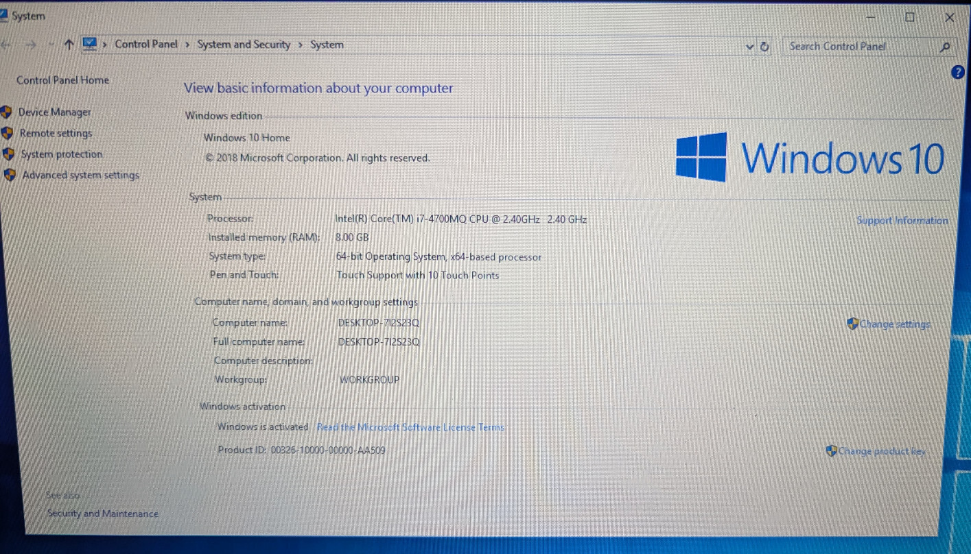 HP ENVY 17″ Laptop 8G 1TB i7-4700MQ – Touch Beats WORKS – Issue is Broken Hinges