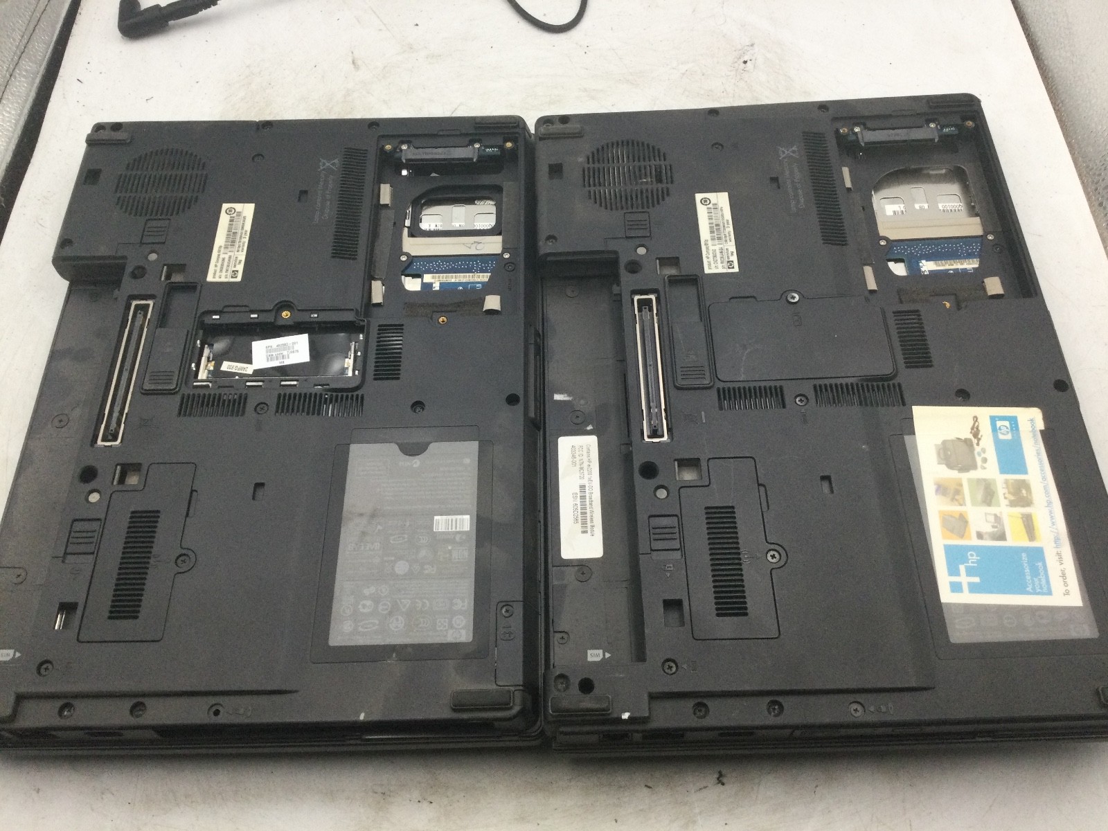 HP COMPAQ 6910P – BOOTS TO BIOS – LOT OF 2 – INTEL 2 DUO – NO RAM – READ – BB