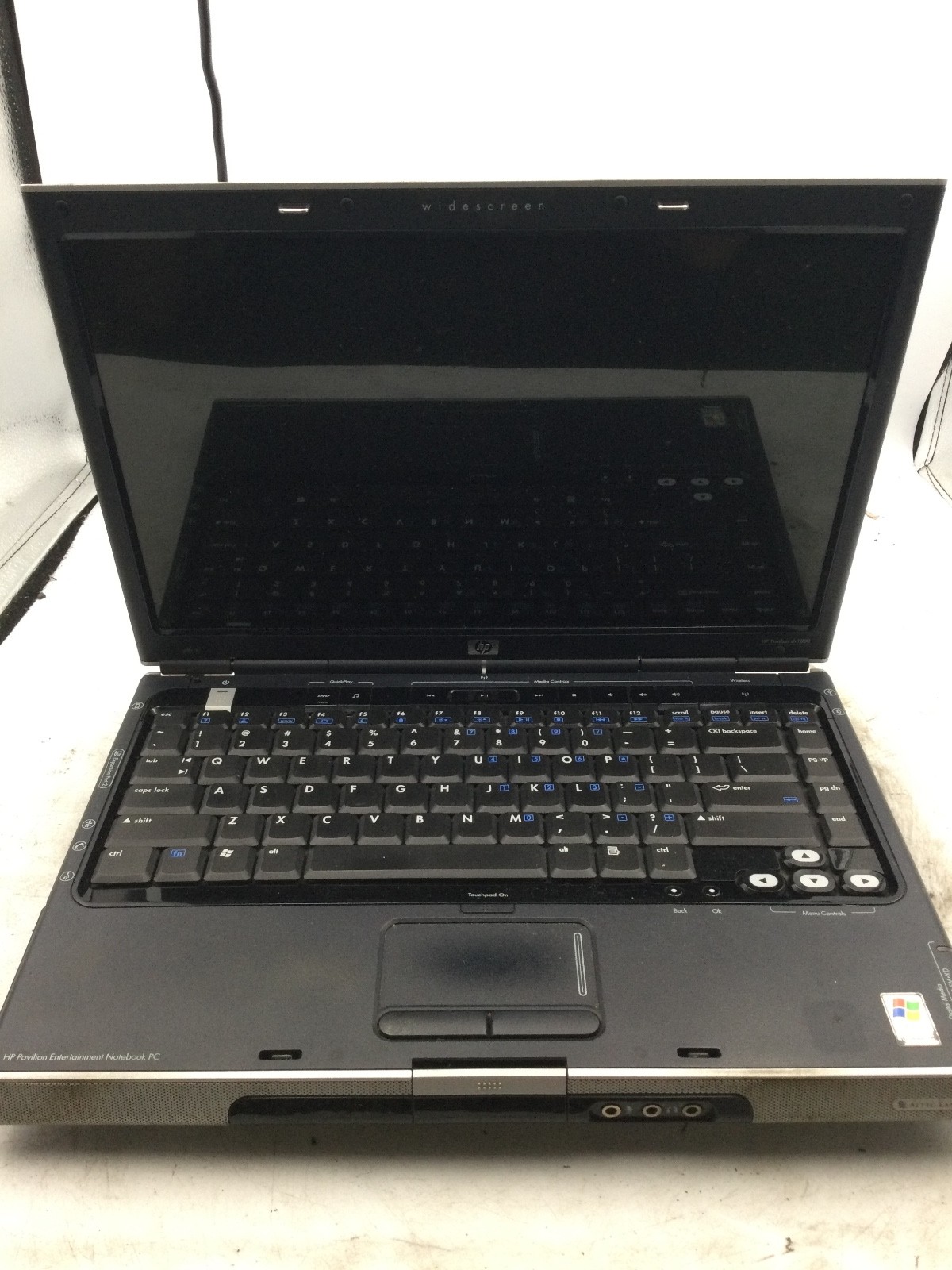HP PAVILION DV1000 – FOR PARTS – INTEL PENTIUM M – 512MB RAM – READ DESCRIP – BB