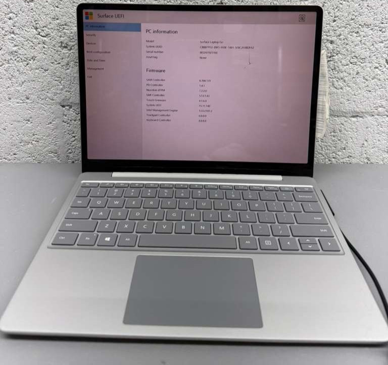 Microsoft Surface Laptop Go 1943 12.4″ i5 8GB RAM 128GB SSD -READ DESC