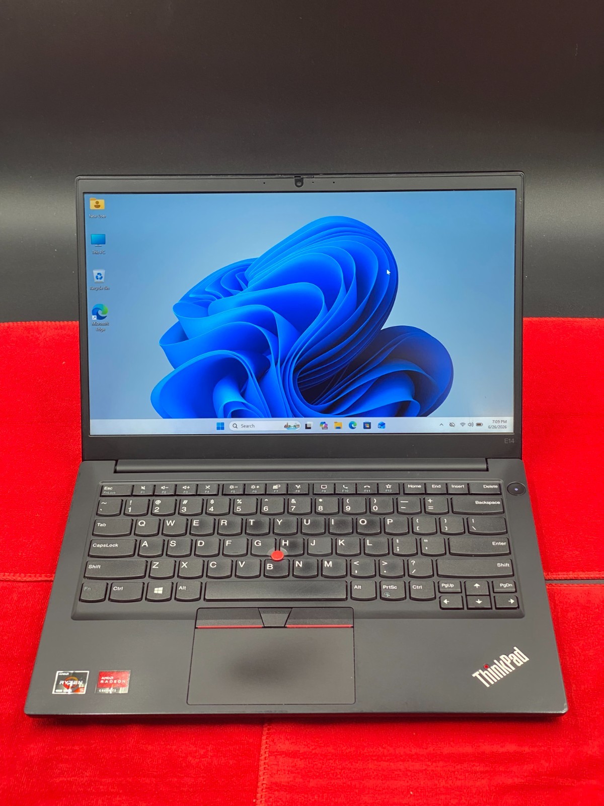 LENOVO THINKPAD E14 GEN 2 AMD RYZEN 5 4500U 8GB RAM 256GB SSD WIN 11 BATTERY 80%