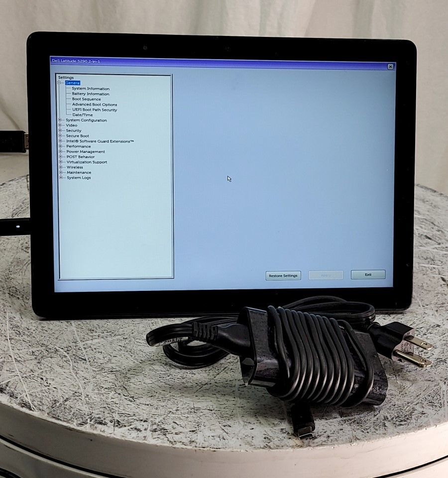 DELL Latitude 5290 2-in-1 PC Tablet INTEL CORE I3-7130U 4GB 128GB