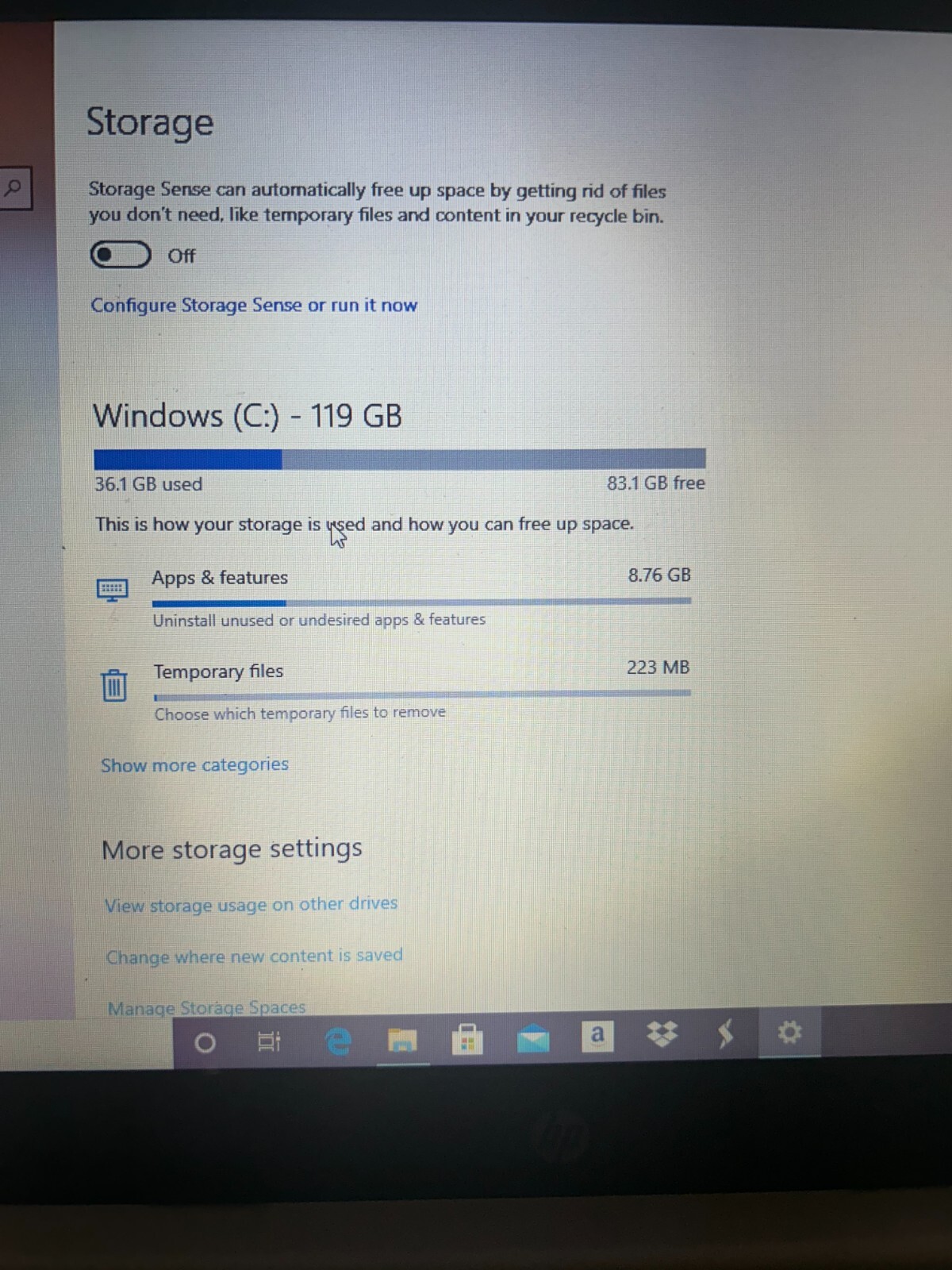 HP 14 Laptop AMD A9 3.1GHz 4GB RAM 128GB SSD Windows 10 WiFi HDMI Webcam