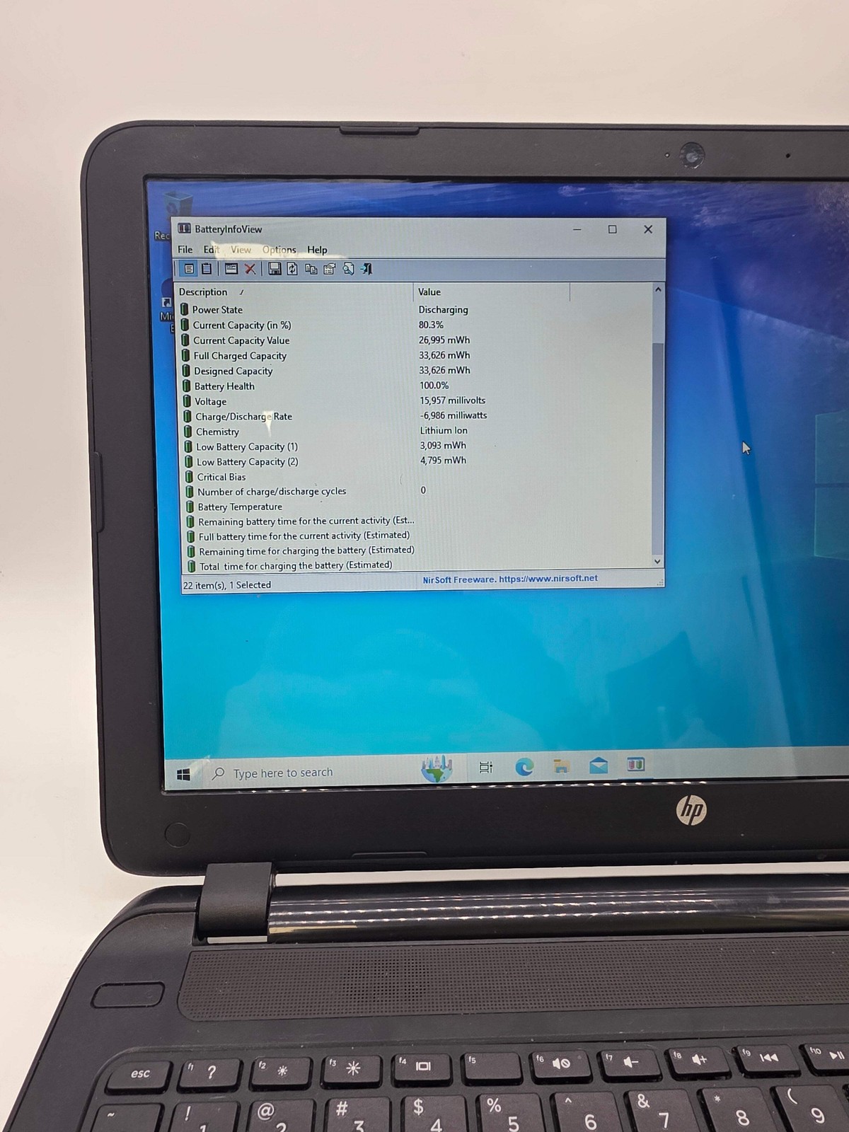 HP 15-1223wm Intel Celeron CPU N3050 4GB RAM 500GB 15-inch Laptop Used