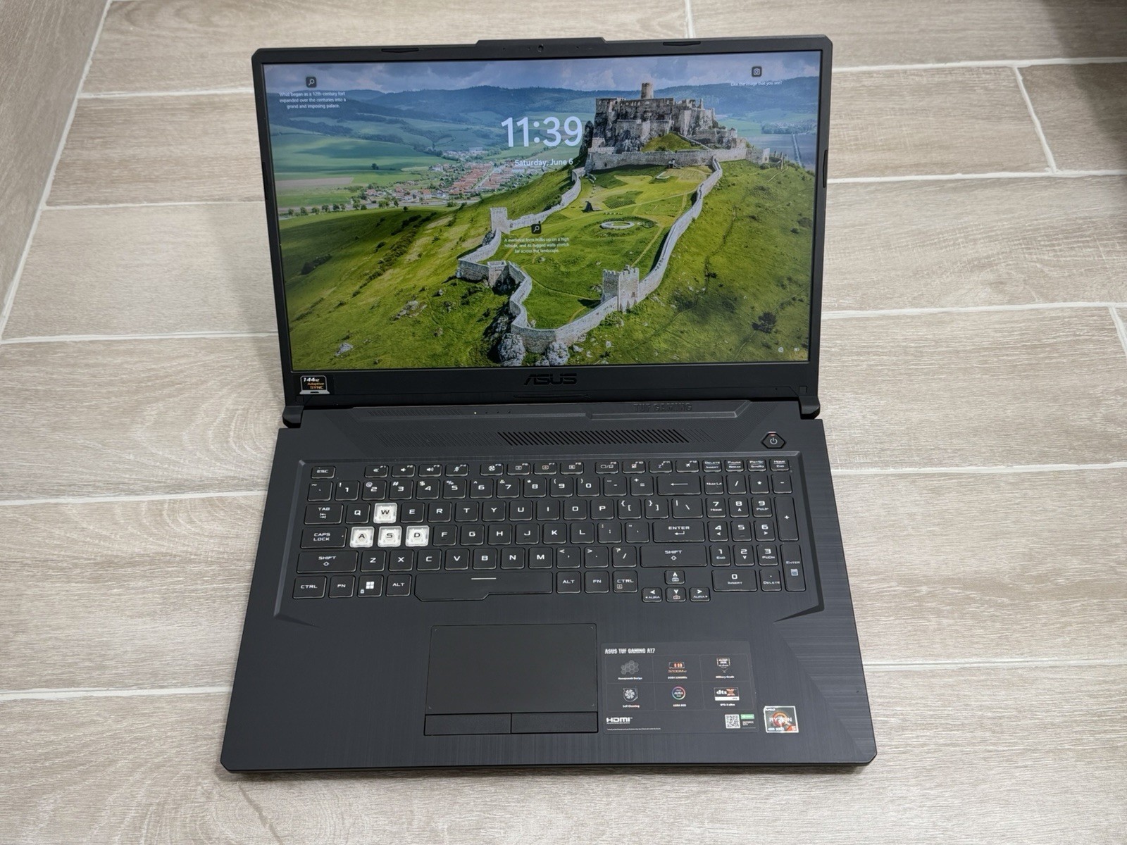 ASUS TUF A17 17.2″ AMD Ryzen 5-4600H GeForce GTX 1650 8GB RAM 512GB SSD Win-11