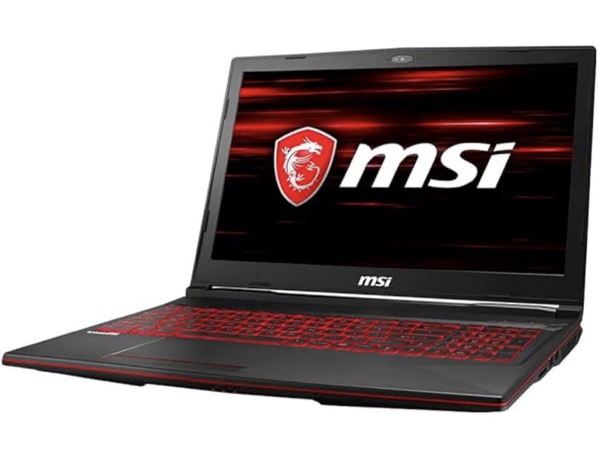 MSI Gaming Laptop GL63 15.6″ Intel i5 8300H 2.30GHz 8GB RAM, 1TB GTX1050