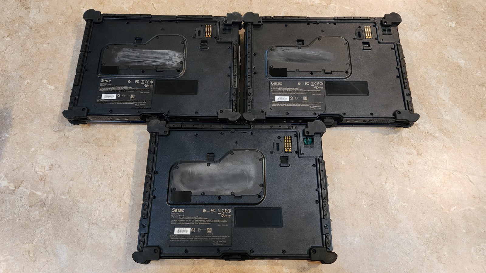 3x Lot 2-in-1 Getac V110 G3 11.6″ Touch Tablet PC i5-6200U 128GB SSD 16GB RAM