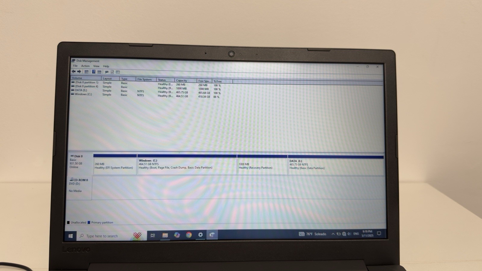 LENOVO IdeaPad 130-15AST AMD A6-9225 Radeon R4 4GB RAM 1TB SDD UPG Win10 Laptop