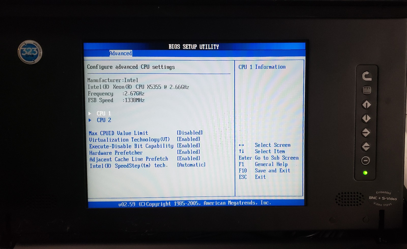 HP Gateway E9525R Intel Xeon X5355 8Gb Ram 300 GB HDD