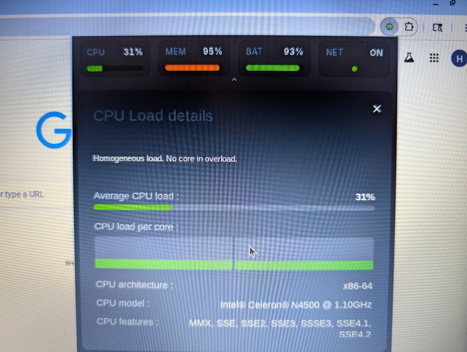 14″ Samsung Galaxy Chromebook | Celeron N4500 4GB RAM 32GB SSD AUE 2028