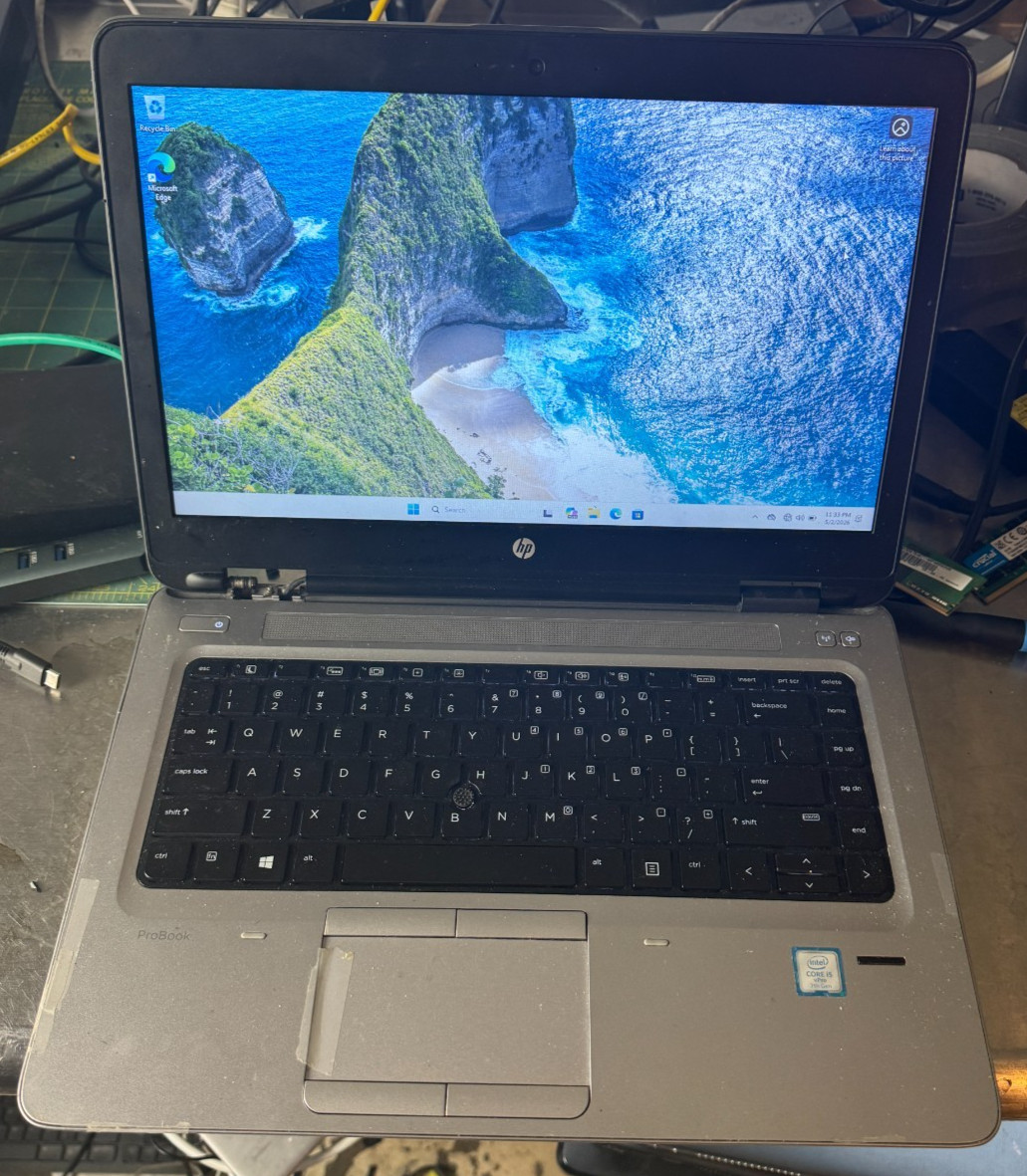 HP ProBook 640 G3 Core I5-7300 128GB SSD 8GB RAM Laptop *Read #5532
