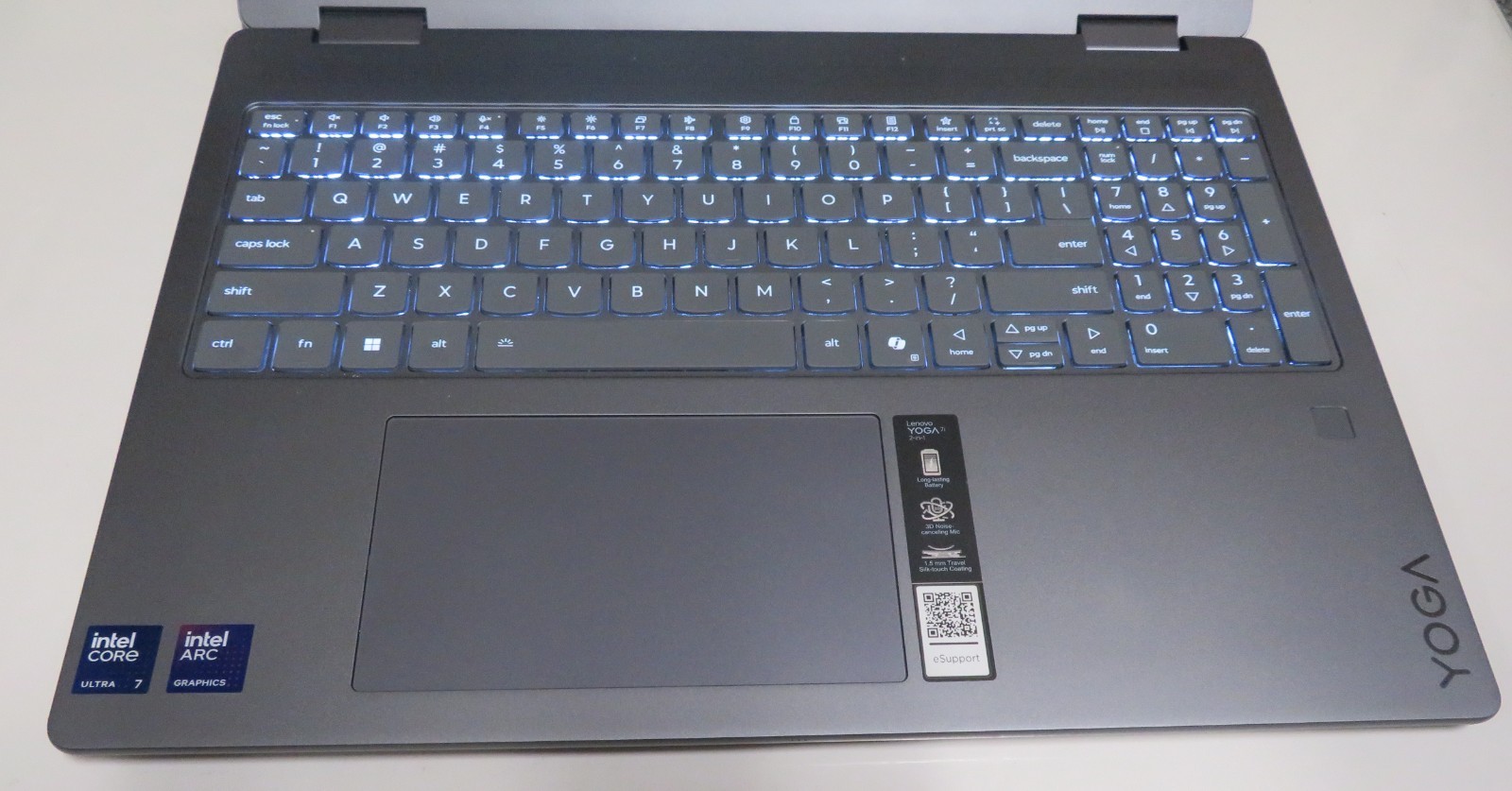 Lenovo Yoga 7i 2-in-1 Copilot+ 16″ 2K Touch Intel Ultra 7 256V 16GB RAM 1TB SSD