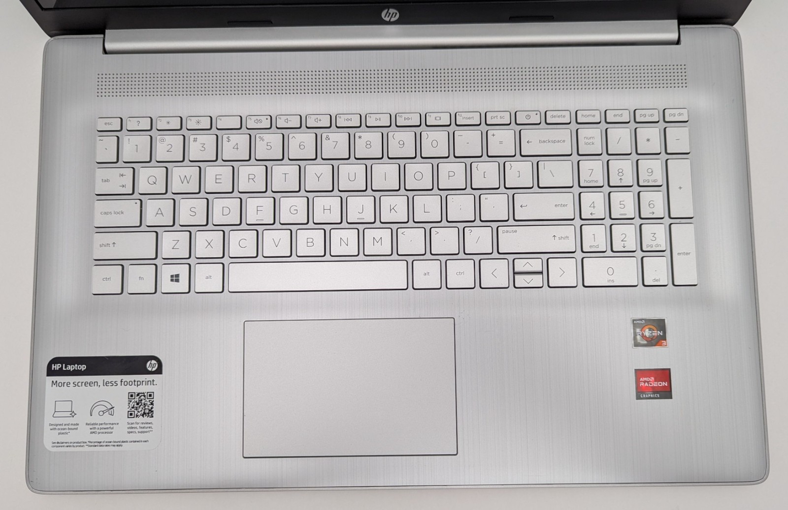 HP 17-cp0056nr 17.3″ Touch Laptop Ryzen 3 3250U 2.60GHz 16GB RAM 256GB SSD Win11