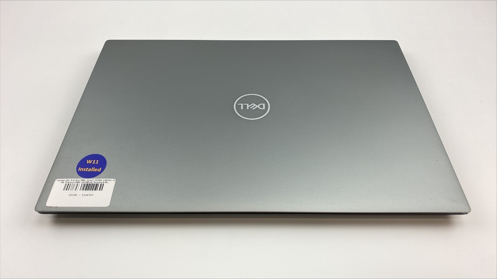 Dell Precision 5550Core i7 10th Gen 2.60GHz 10750H 32GB 500GB Win 11 Pro Grade-B