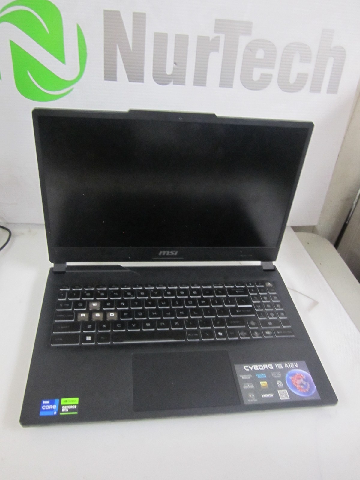 MSI Cyborg 15 A12V 15.6″ i7 GeForce RTX 4050 PARTS ONLY