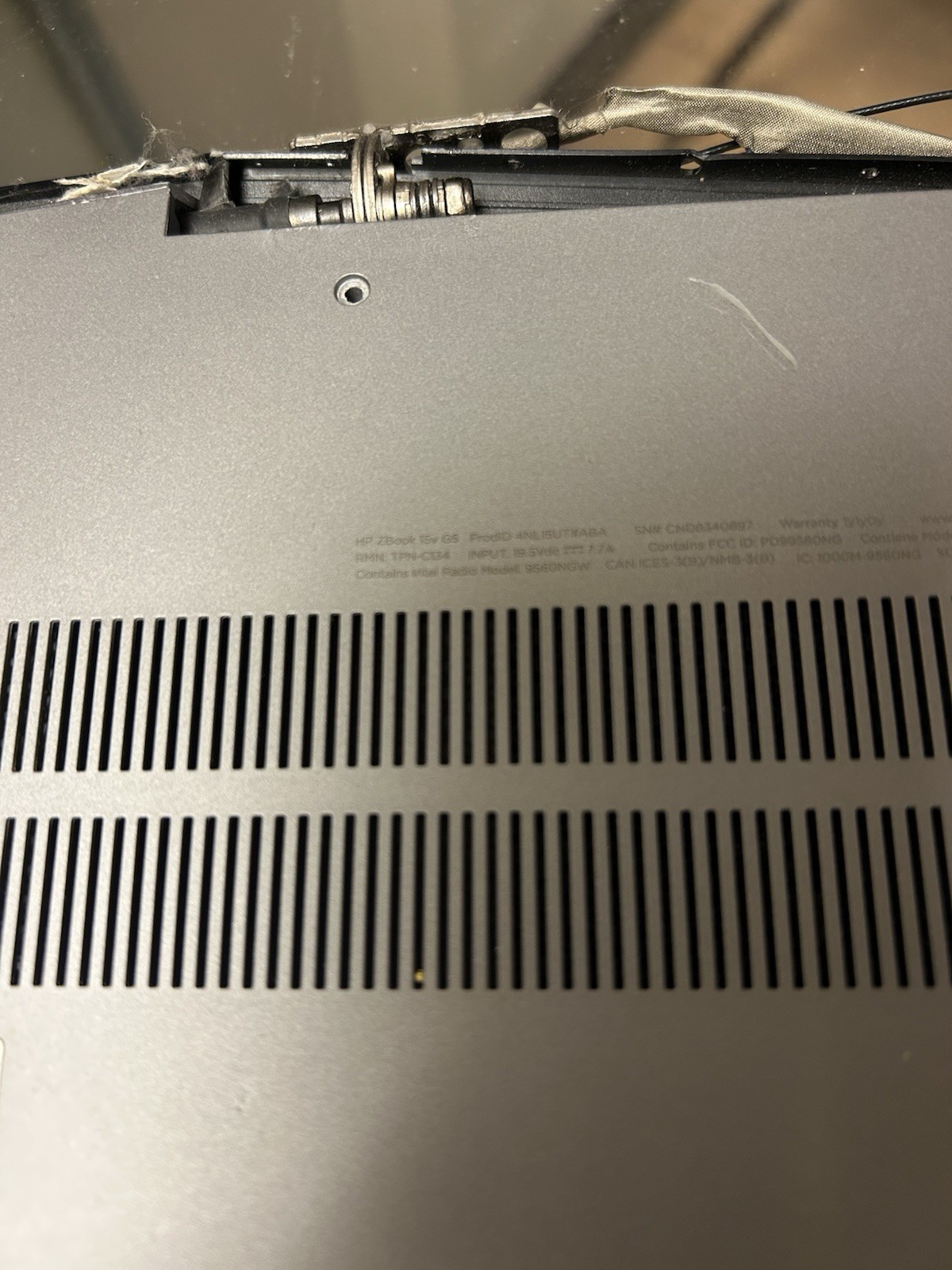 HP ZBook 15v G5 i7-8750H 2.20GHz PLZ READ DESCRIPTION
