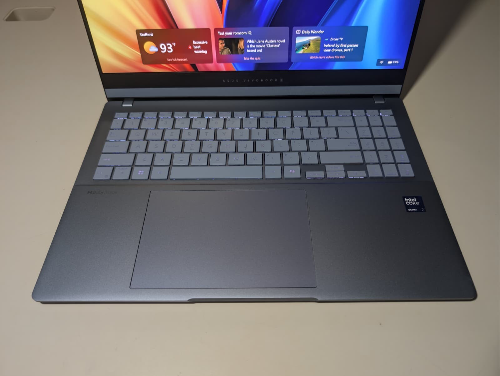 Asus Vivobook S 15 3K OLED @ 120Hz HDR | Ultra 7 16GB RAM 1TB SSD | RGB Backlit