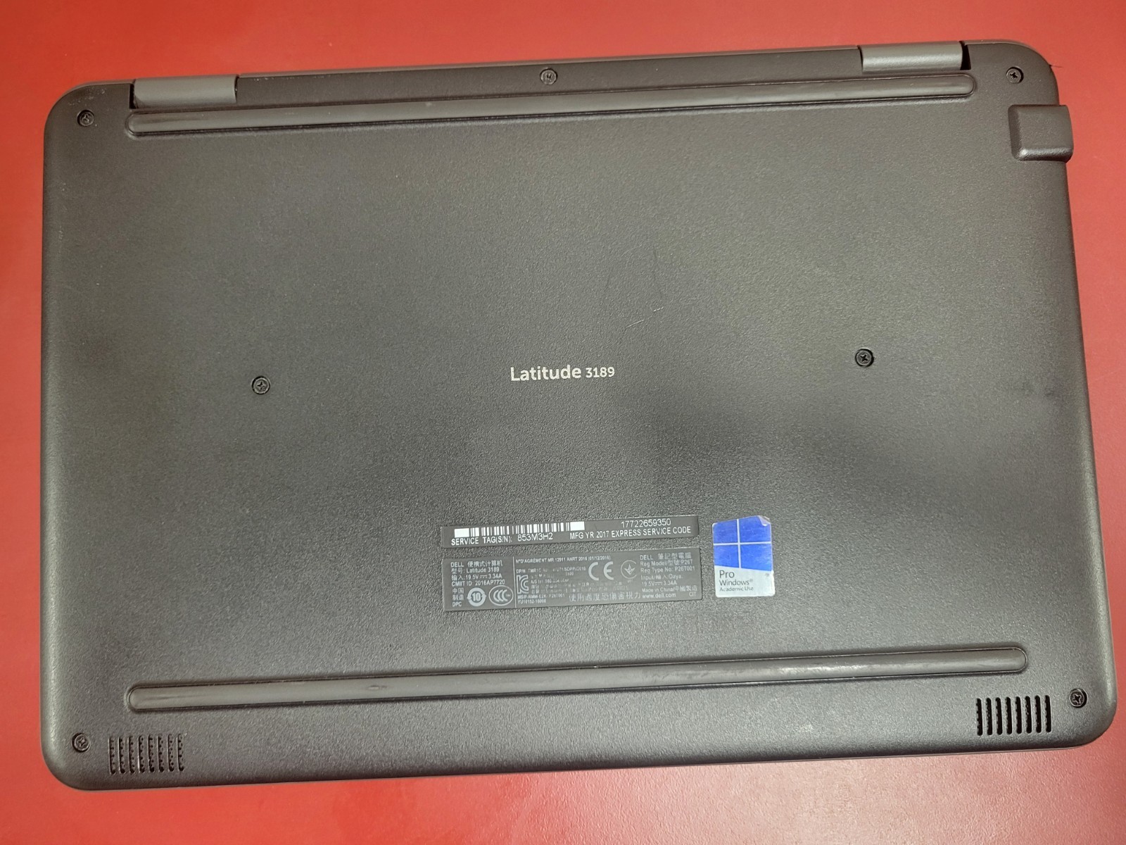 Dell Latitude 3189 Laptop 120 GB SSD 4GB ram Pentieium N4200. Windows 11