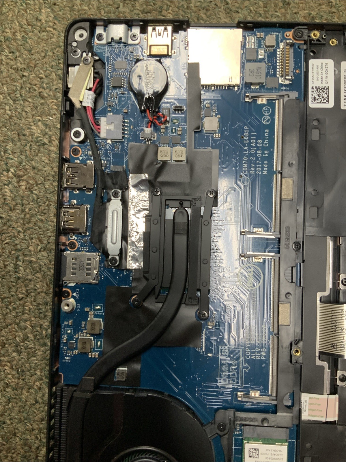 Dell Latitude 5490 Laptop Parts Bundle All As Is JPC2