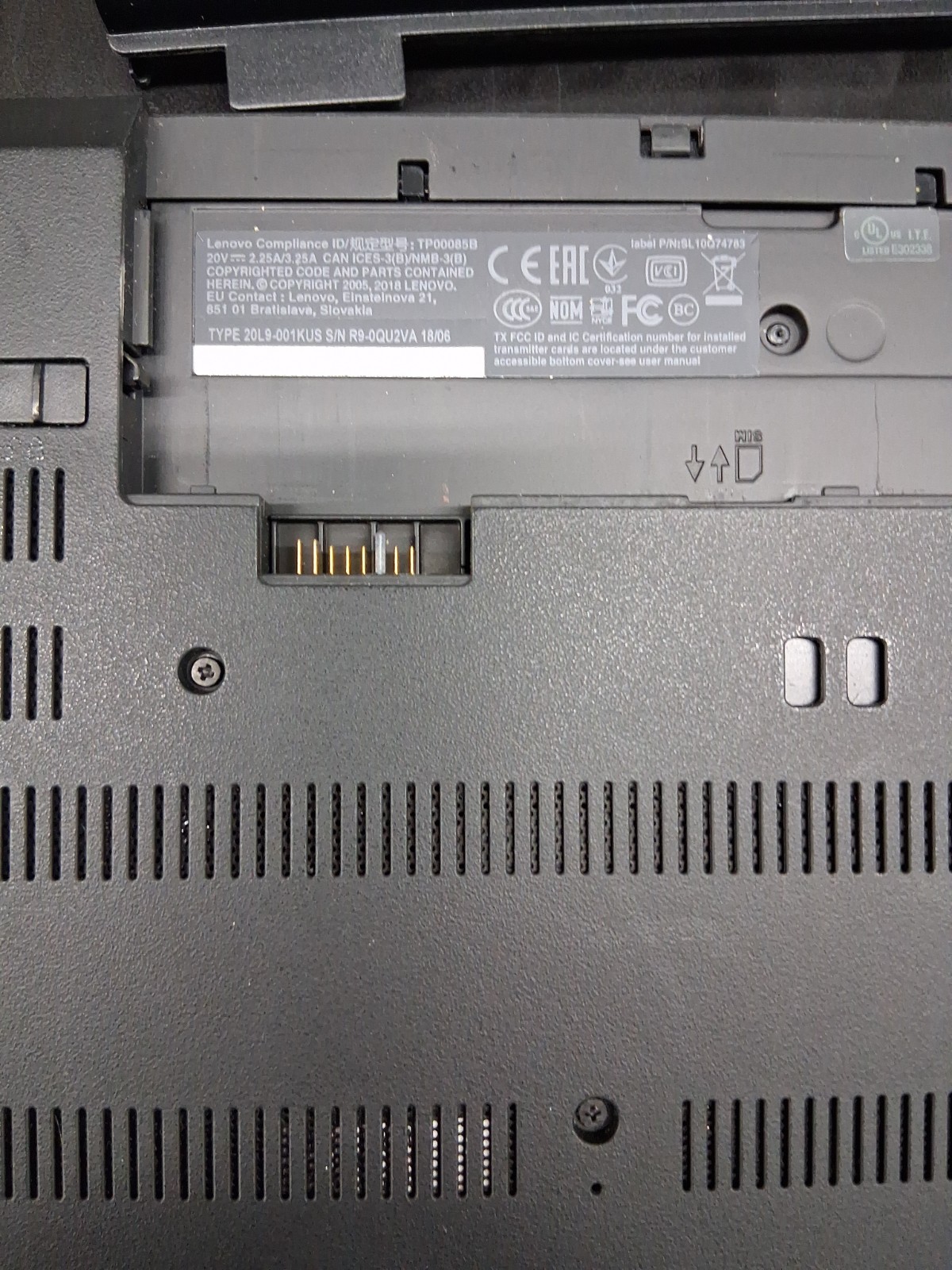 Lenovo ThinkPad T580 15.6” i5 8350u 16GB RAM 240GB SSD