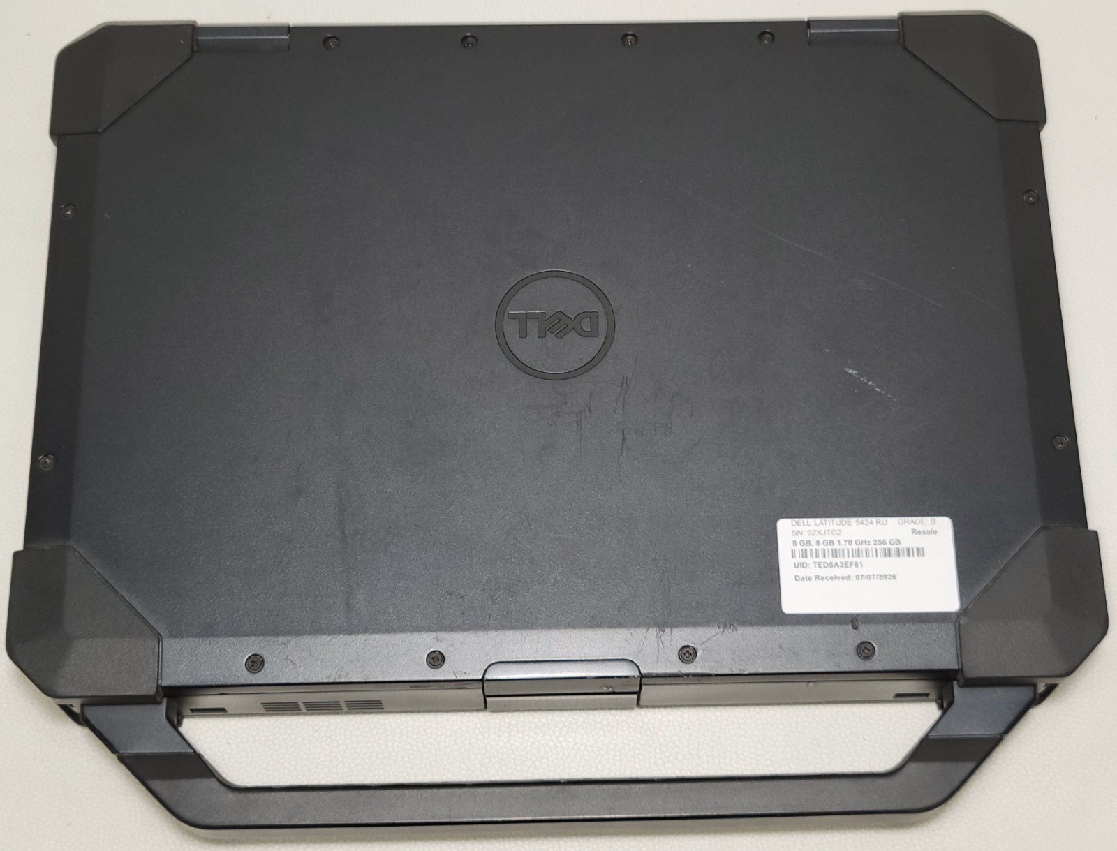 Dell Latitude Rugged 5424 i5-8Gen 16GB RAM 256GB SSD NO ADAPTER (UID TED5A3EF81)