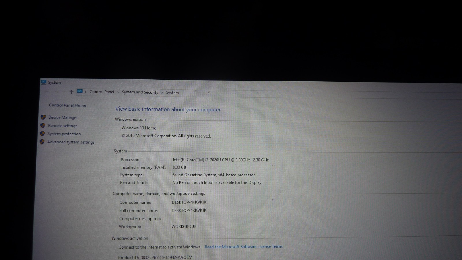 Dell Inspiron 3781 17″ Intel i3-7020U 8GB RAM, 1TB HDD, WIN10 HOME, OEM CHARGER