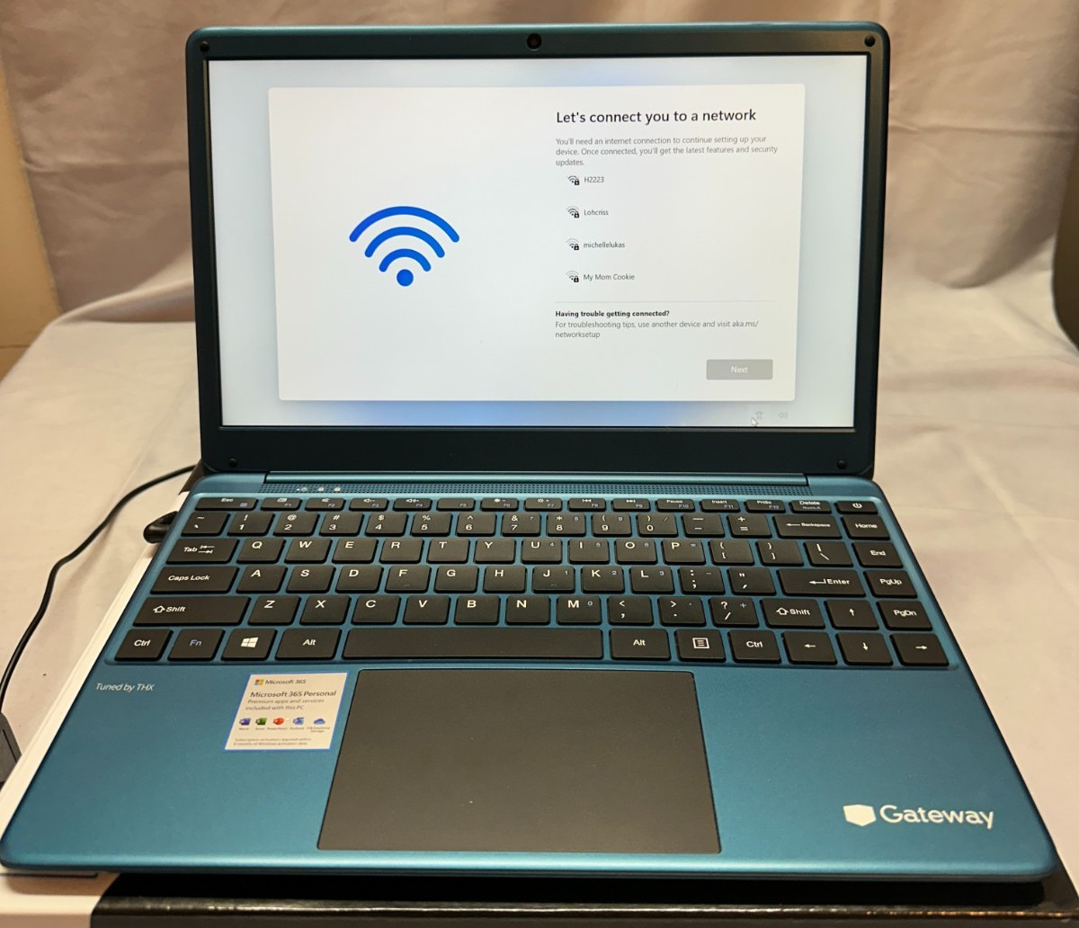 Gateway 14.1″ (64GB eMMC, Intel Celeron, 4GB RAM) Ultra Slim Notebook-USED/WORKS