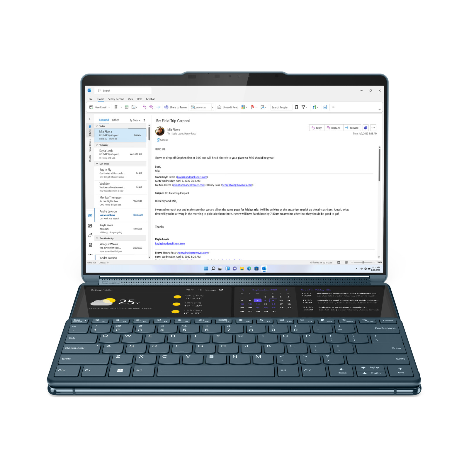 LENOVO YOGA BOOK 9i 2x DUAL DISPLAY TOUCH i7 16GB 1TB PEN GAR WIN11 NOTEBOOK