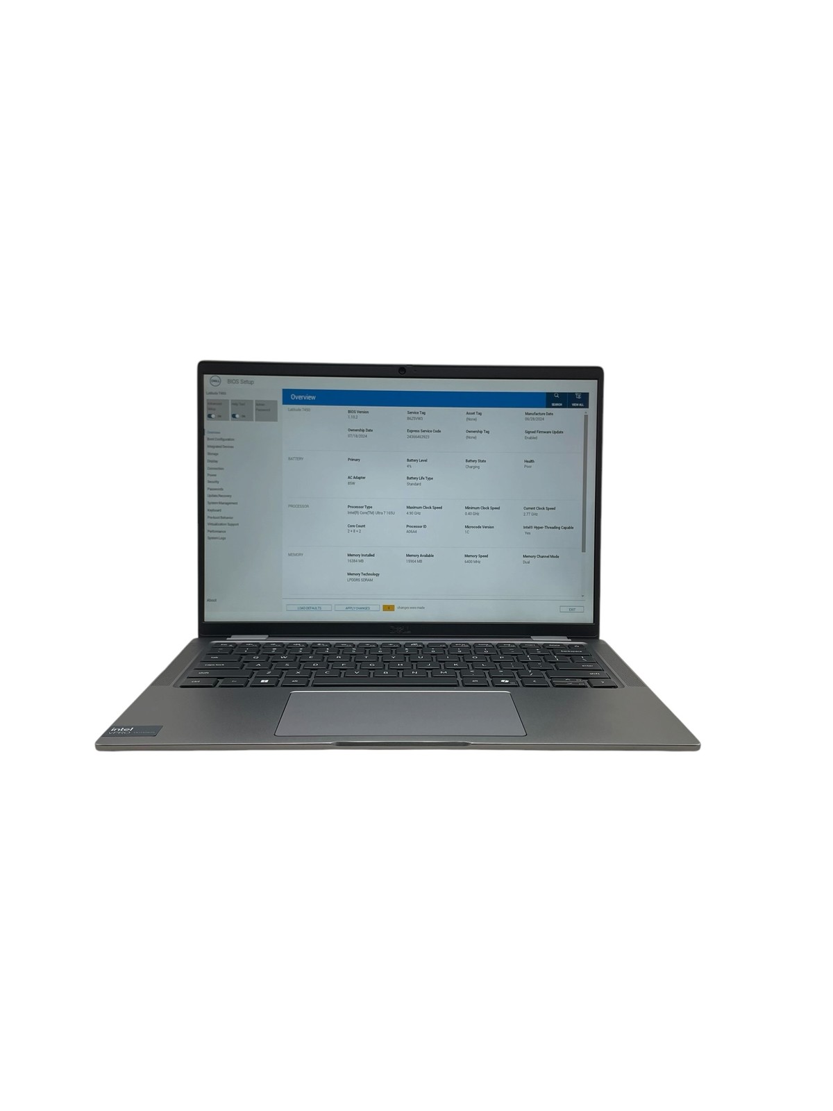 Dell Latitude 7450 14″ – Ultra 7 165U – 16GB RAM – 512GB SSD – Grade D