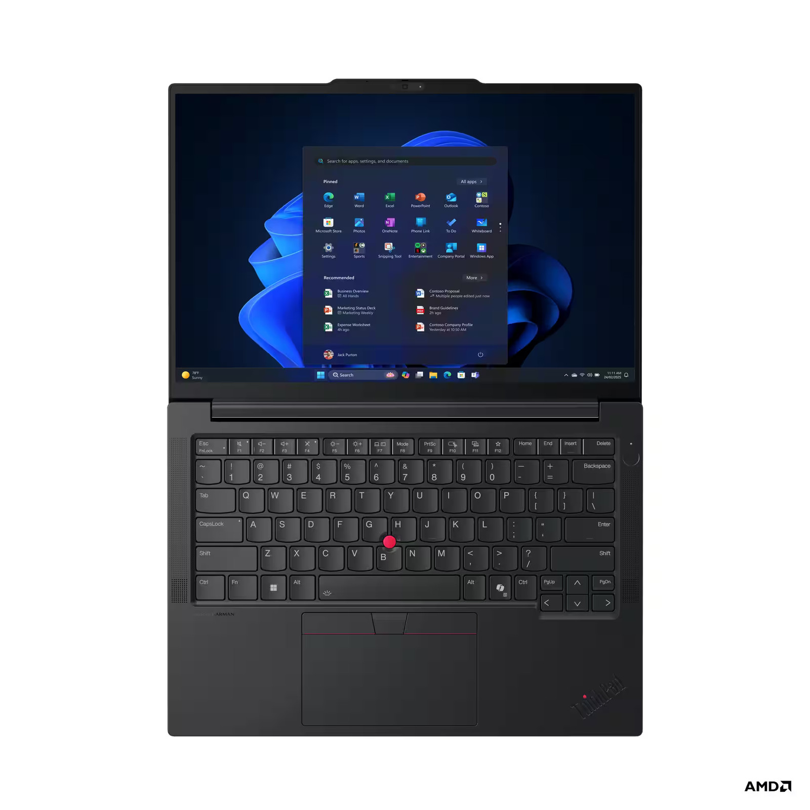 Lenovo – ThinkPad E14 Gen 7 AI PC 14″ Laptop  – Latest Model – AMD Ryzen 7 25…