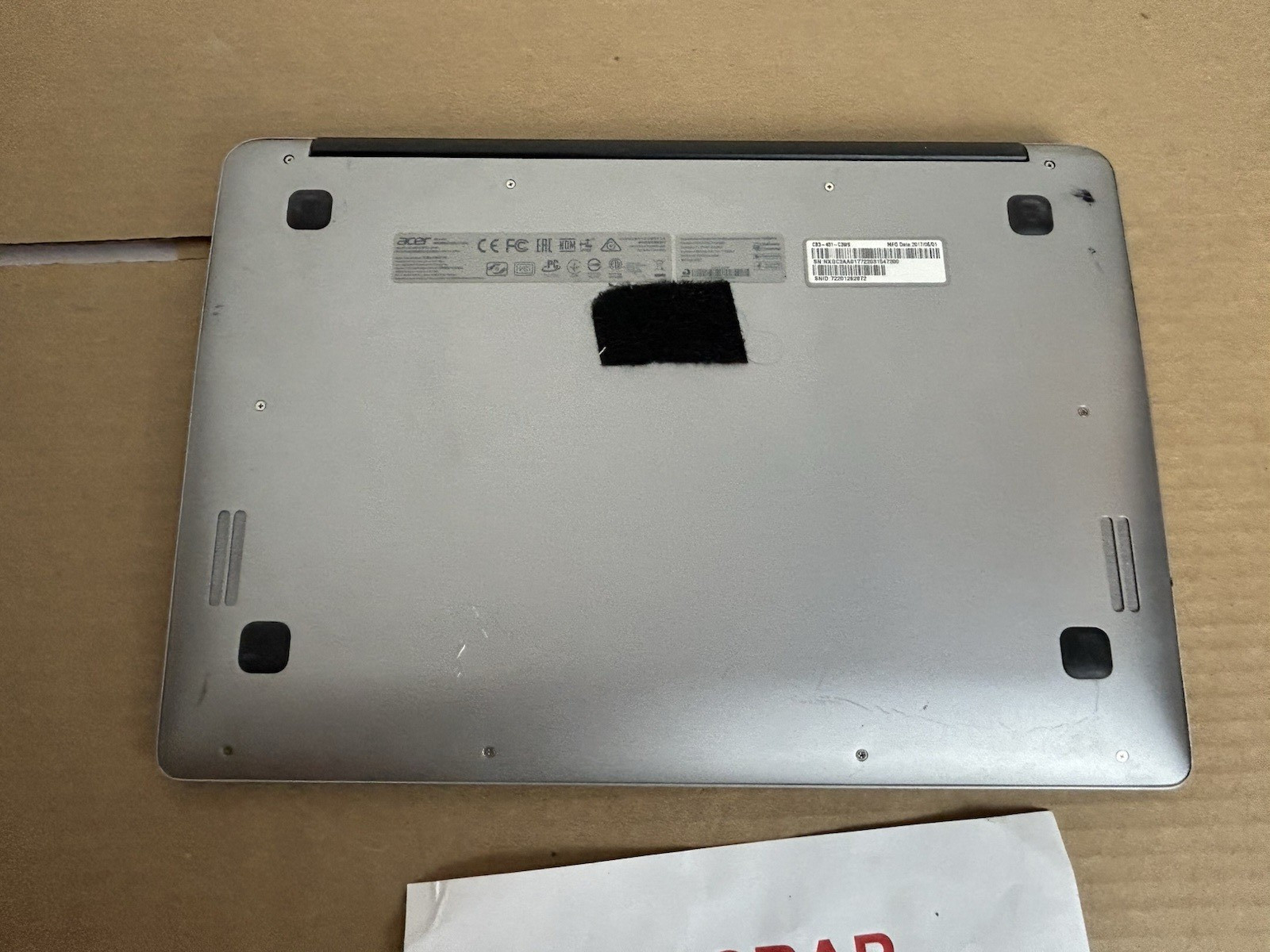 Acer Chromebook 14 Cb3-431 2017 Working w/ **BAD BATTERY / PARTS or Repair