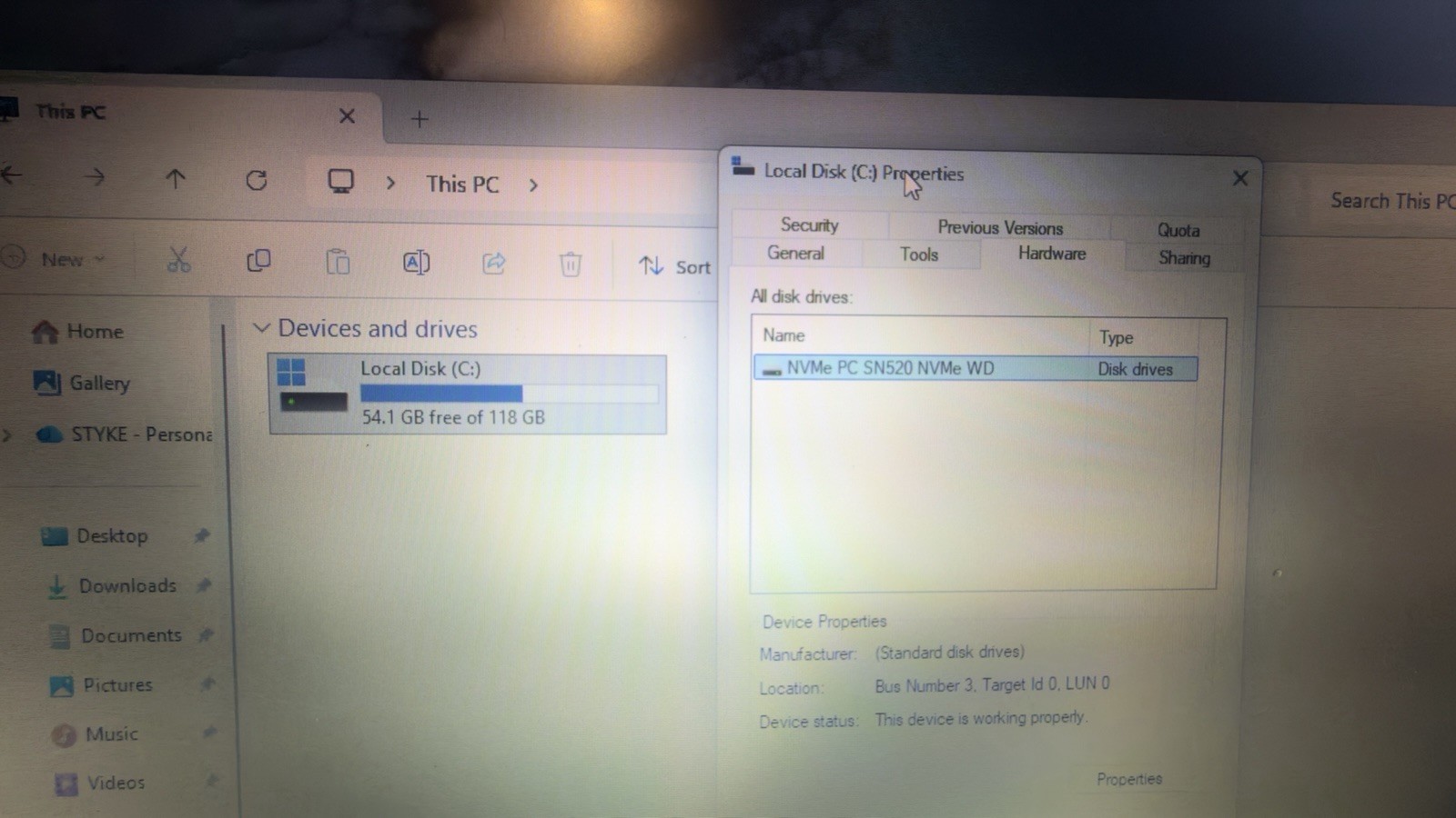 Dell 14” Laptop | i5 8th Gen, 8GB Ram, 128GB NVMe W/Charger | Fast Ship