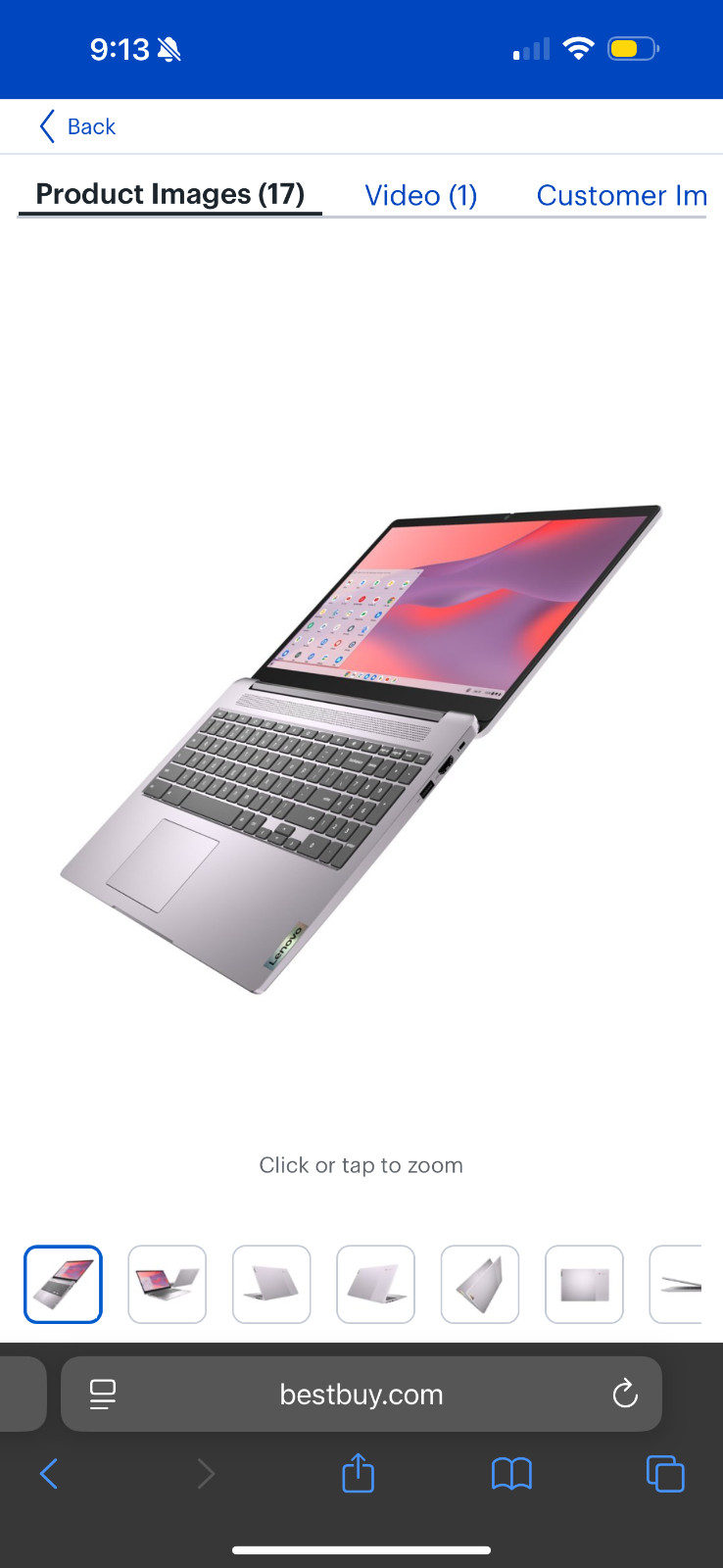 Leveno Chromebook 15.6 space gray