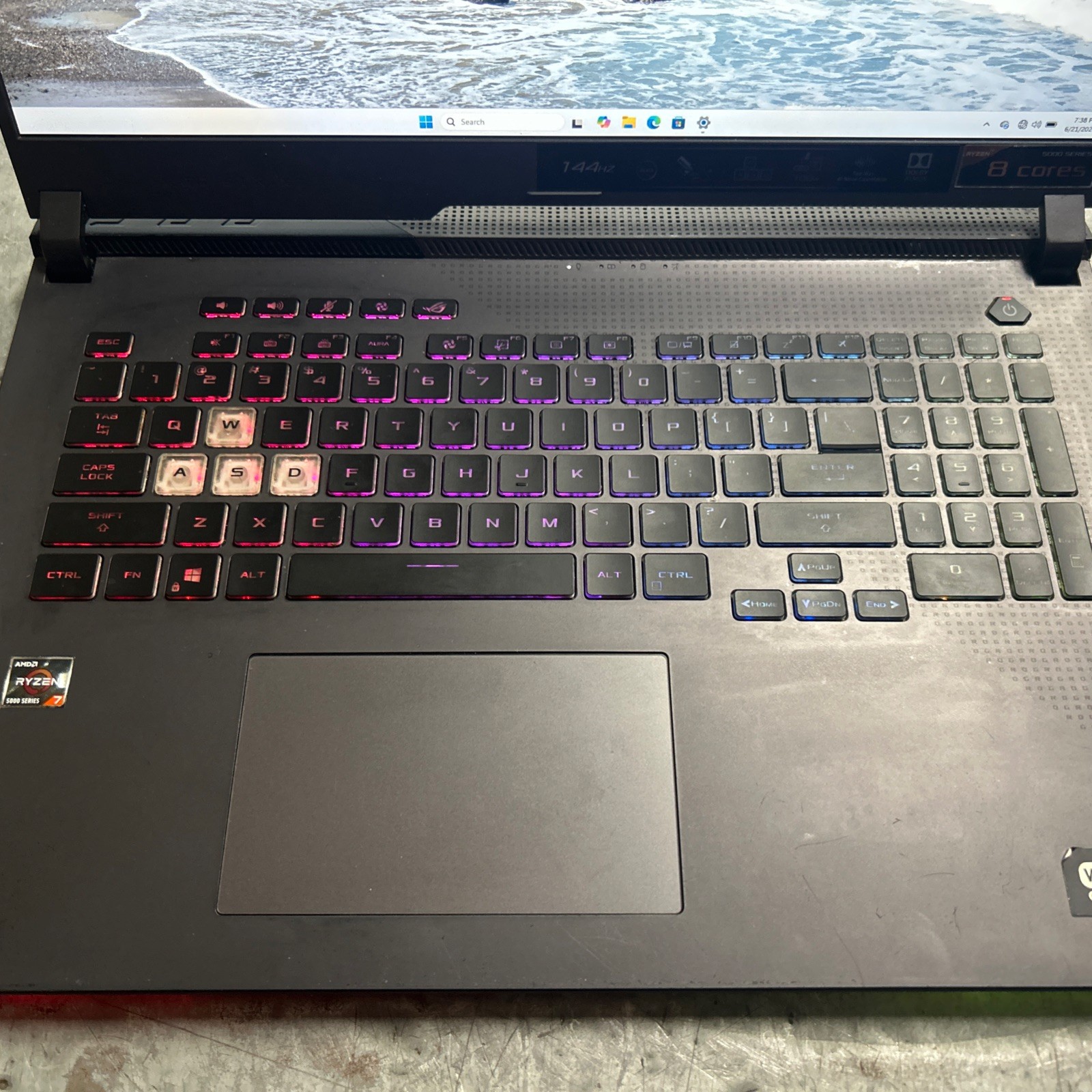Asus ROG Strix G713 Ryzen 7 5800H 3.2GHz 16GB RAM 512GB GeForce RTX 3050Ti