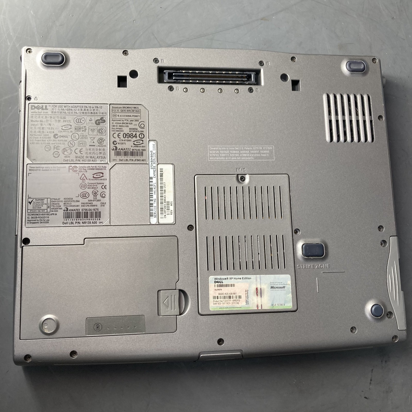 Dell Latitude D520 Intel Celeron M 1.6GHz 1GB RAM 250GB HDD WinXP Retro Gaming