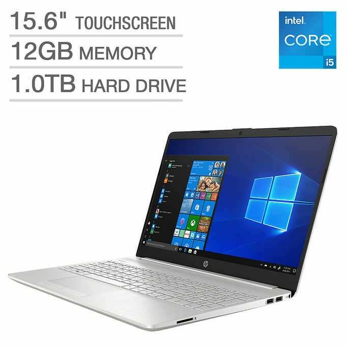HP 15-dw3015cl T/S Laptop — Intel Core i5-1135G7/ 12GB/ 1TB HDD/USED ITEM