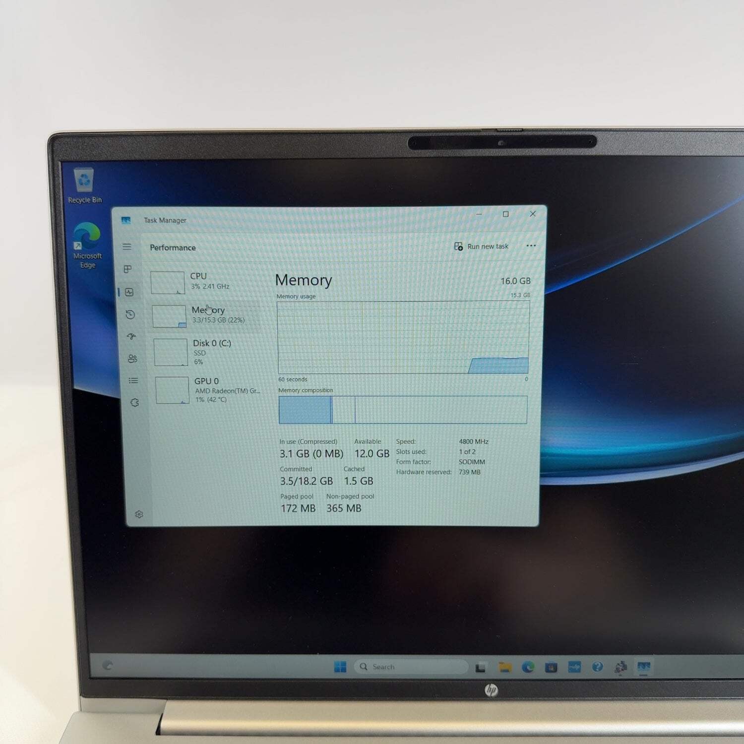 HP ProBook 465 G11 A1RM8UT#ABA 16″ Ryzen 7 7735U 2.7GHz 16GB RAM 512GB SSD