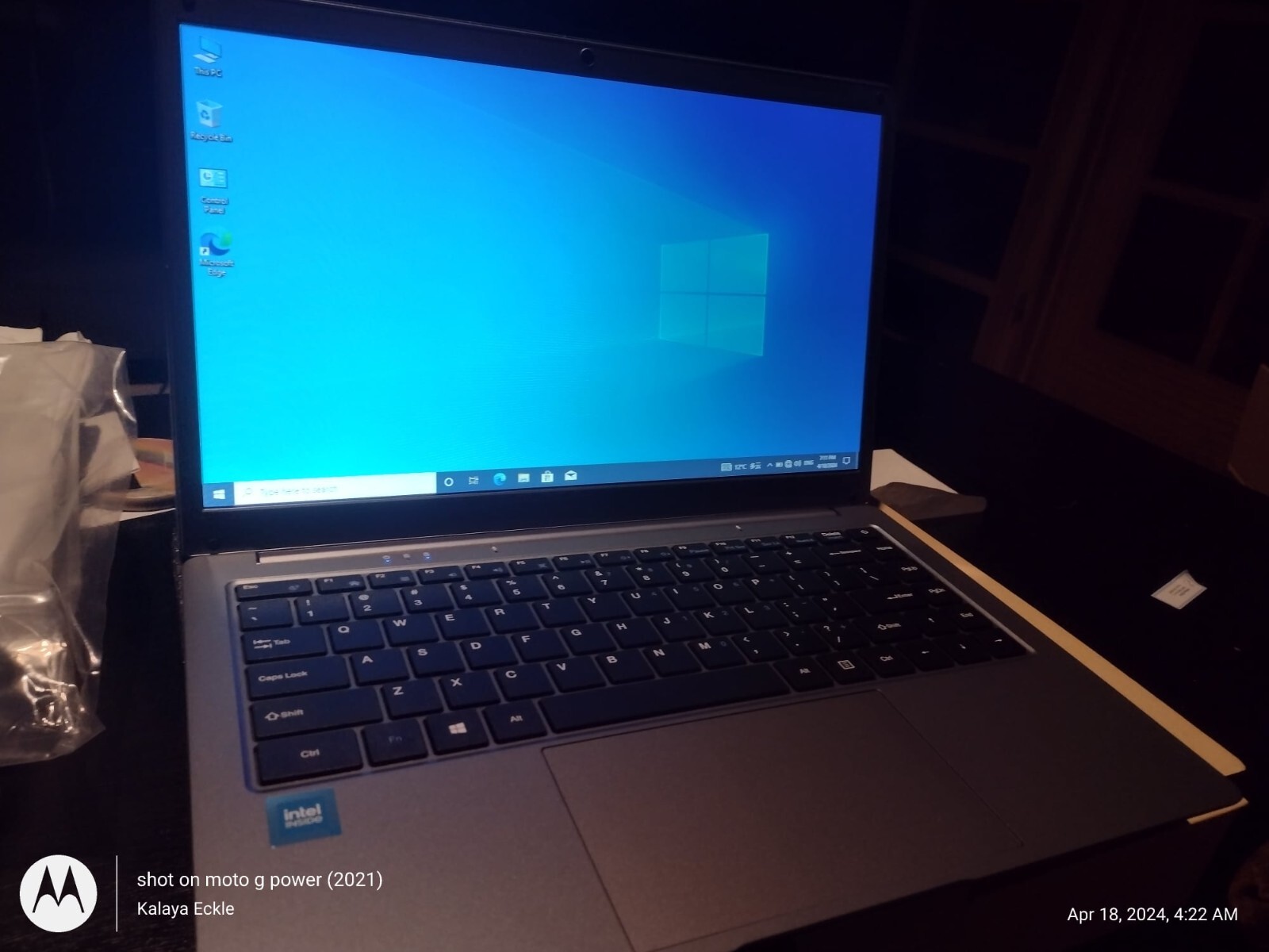 14″ INTEL CELERON N3350 WINDOW 10 PRO RAM 6 GB 64 BIT operation system OS BUILD