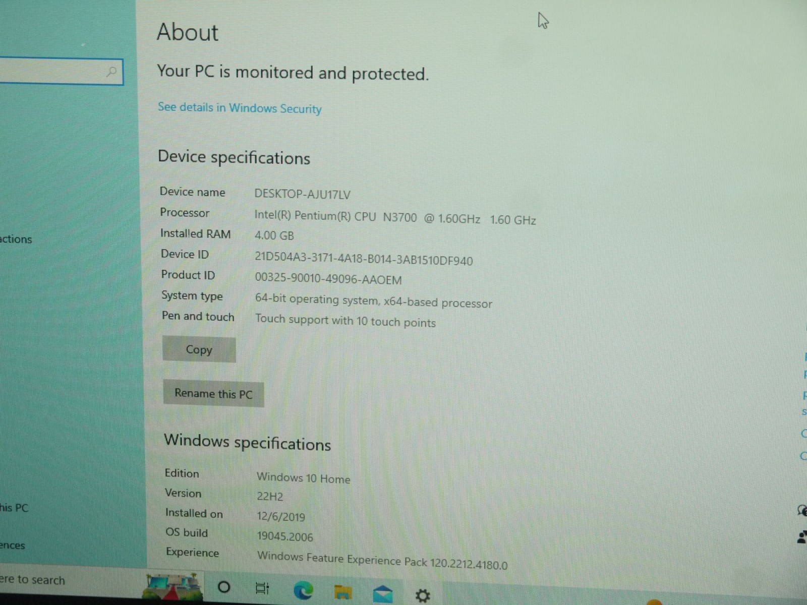 Dell Inspiron 11 11.6″ 2-in-1 Laptop – Pentium N3700 / 4GB / 500GB HDD / Win10